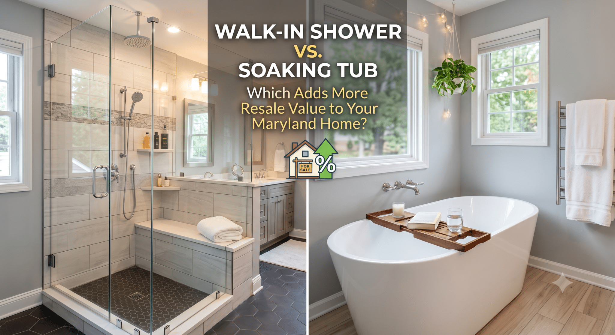 Walk-In Shower vs. Soaking Tub